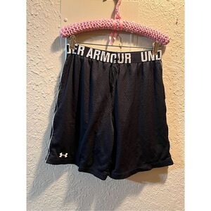 Under Armour Black Mesh Shorts Size Small
